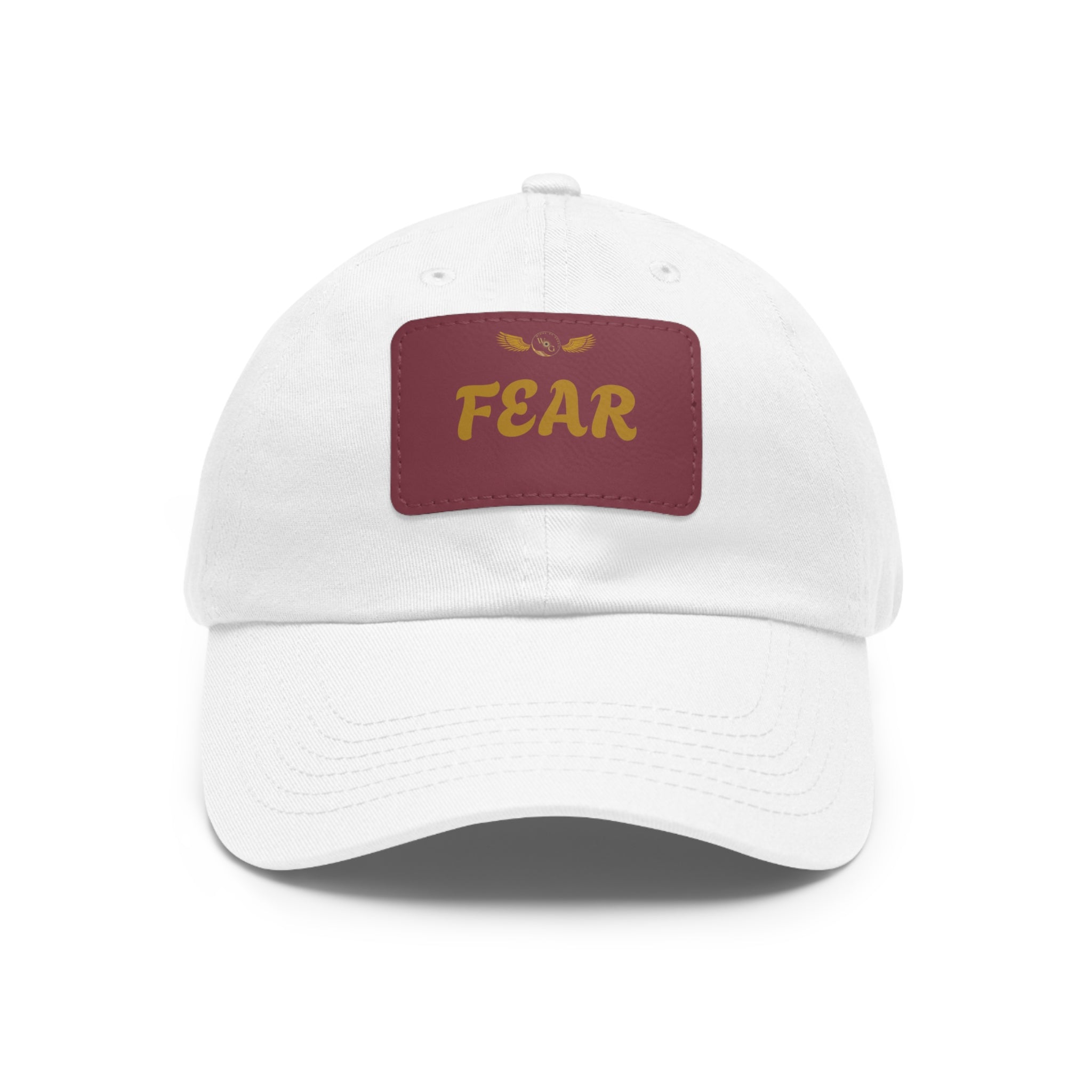 Fear Dad Hat with Leather Patch | Casual Streetwear Cap
