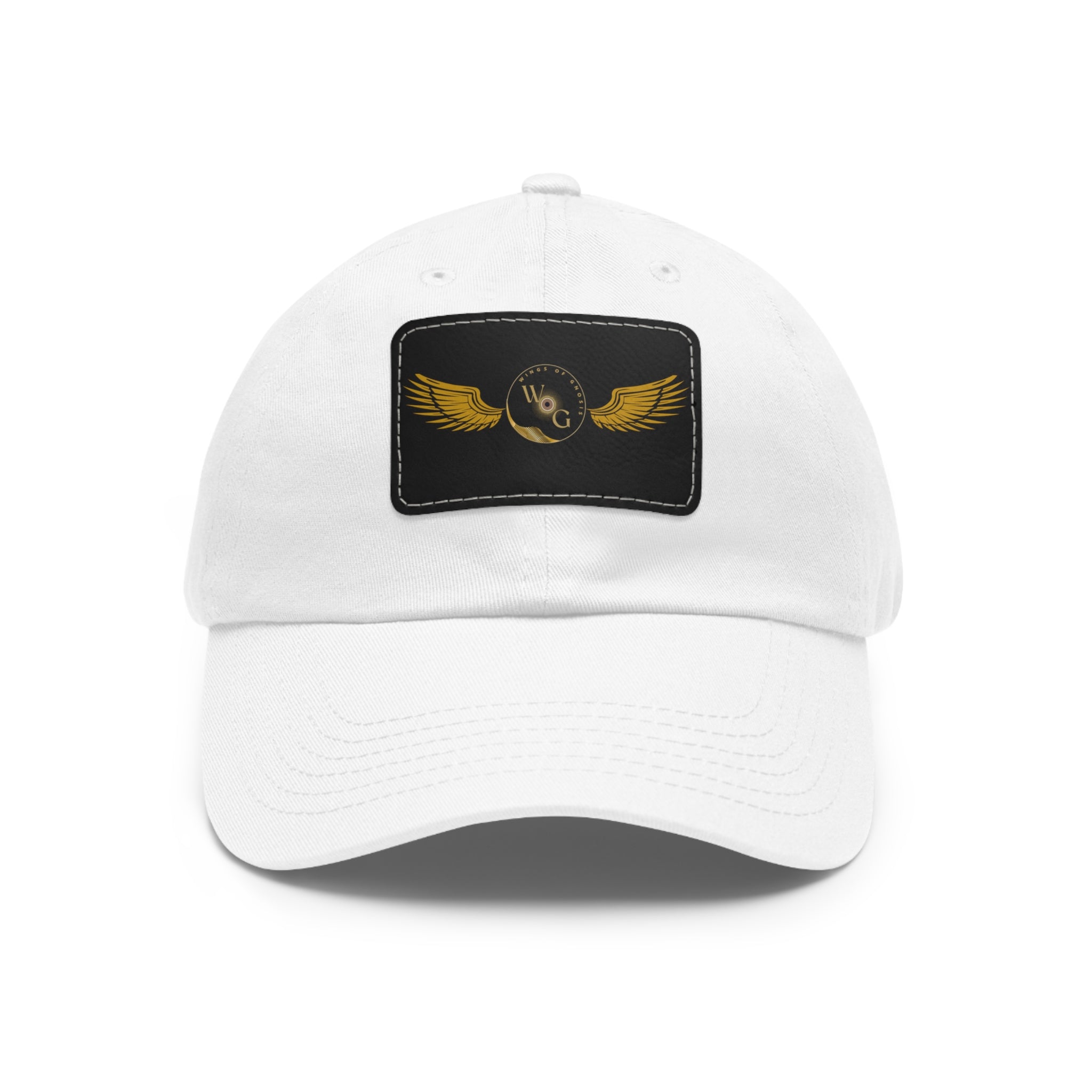 Dad Hat with Leather Patch (INTENT WITH PHRASE)