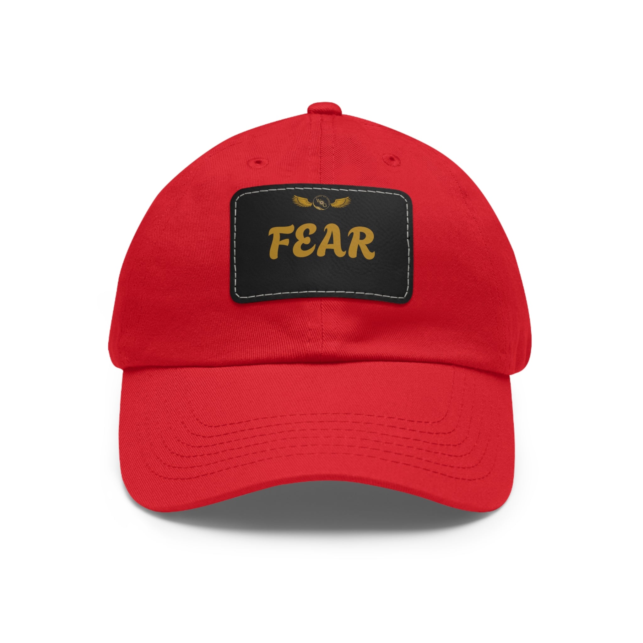 Fear Dad Hat with Leather Patch | Casual Streetwear Cap