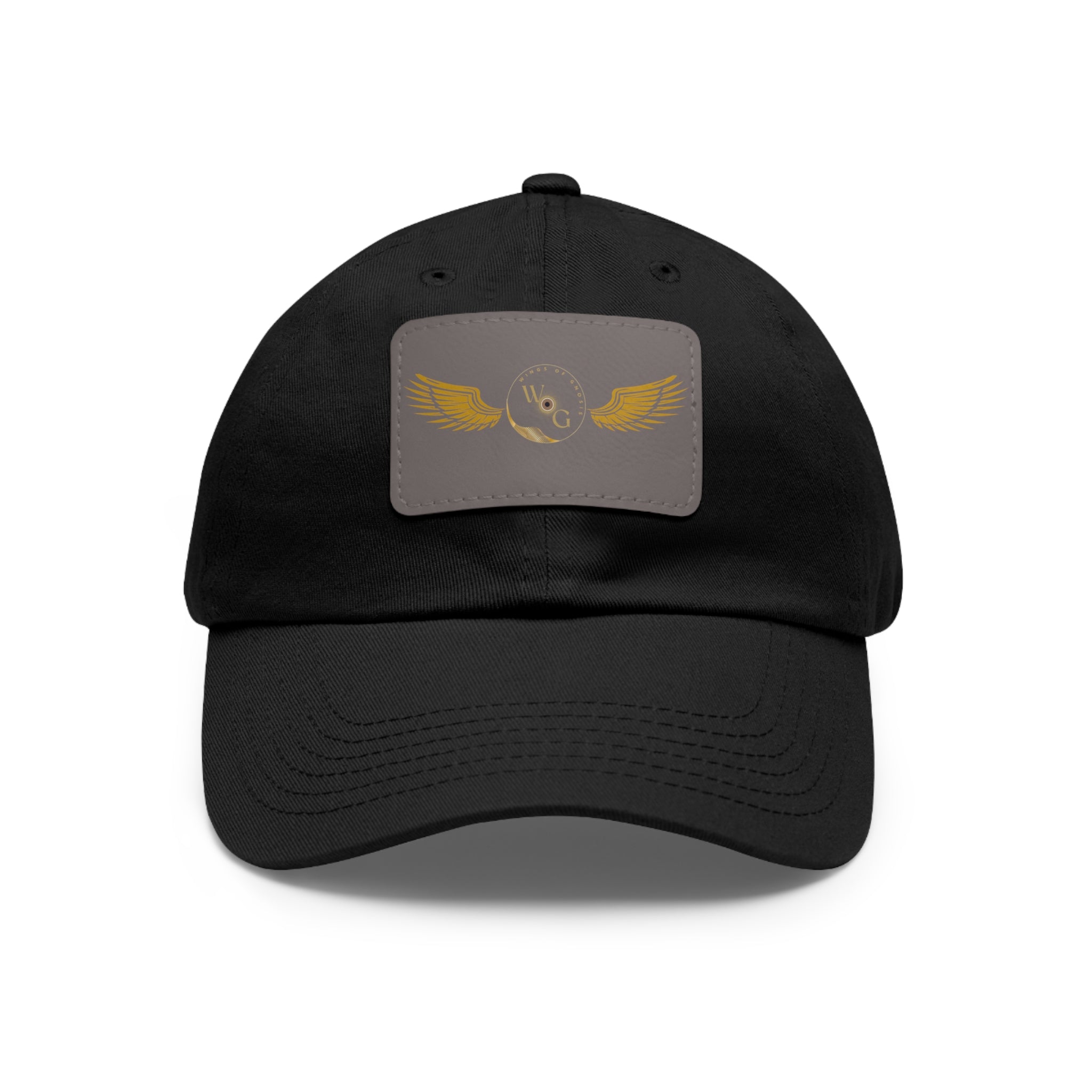 Dad Hat with Leather Patch (INTENT WITH PHRASE)