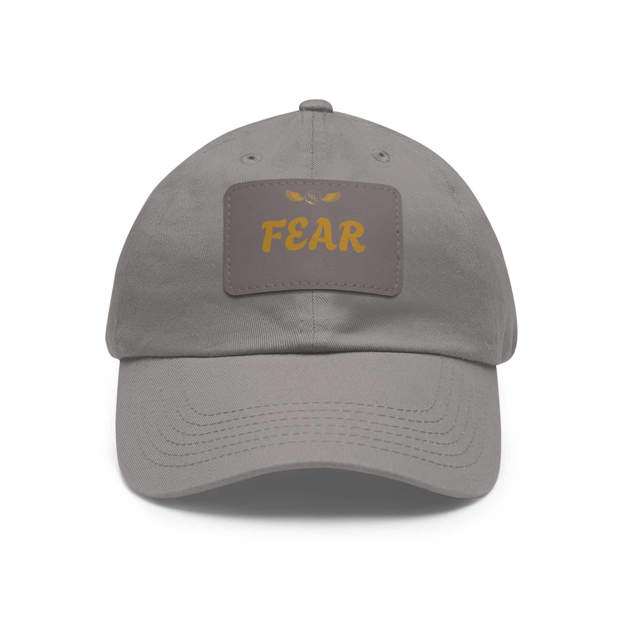 Fear Dad Hat with Leather Patch | Casual Streetwear Cap
