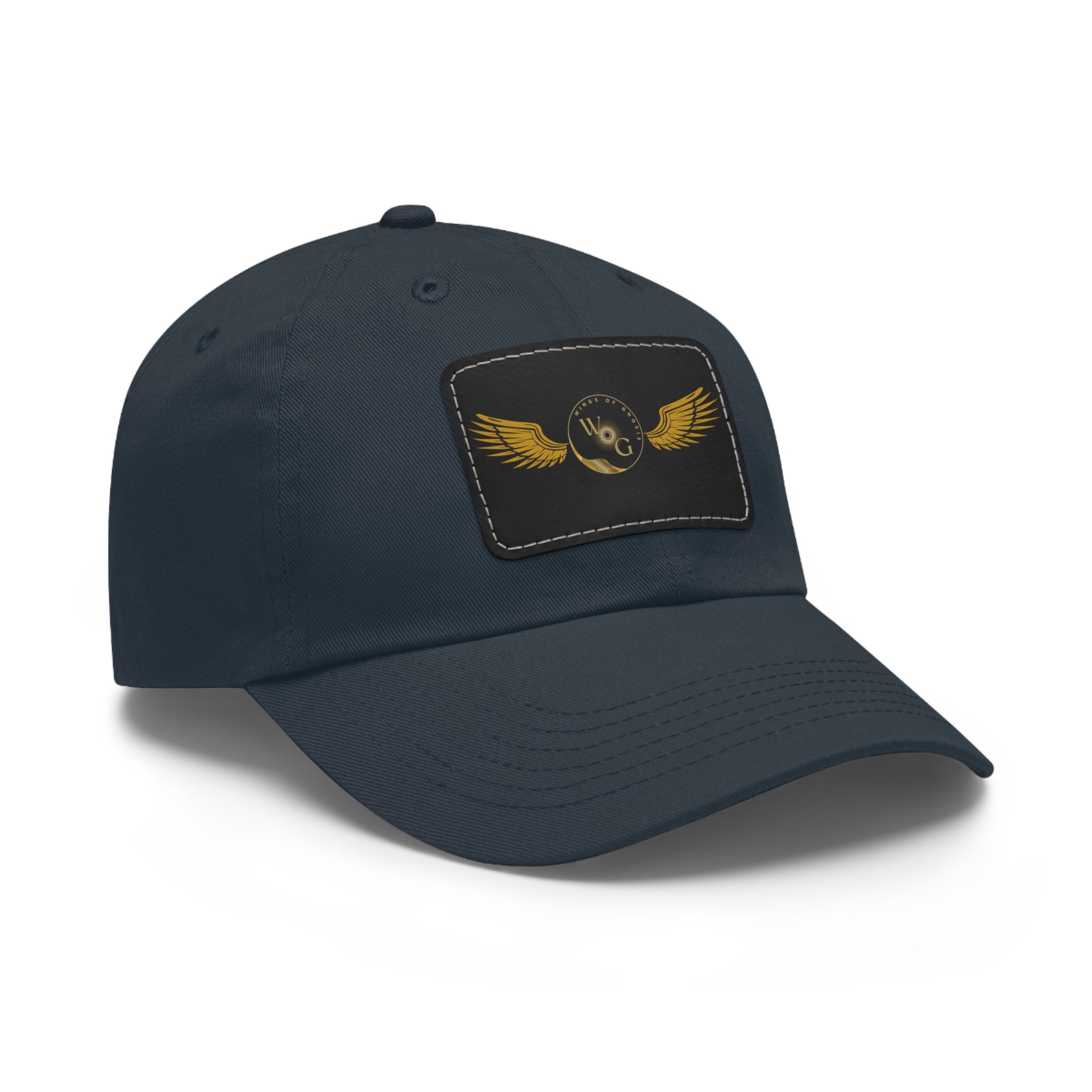 Dad Hat with Leather Patch (INTENT WITH PHRASE)