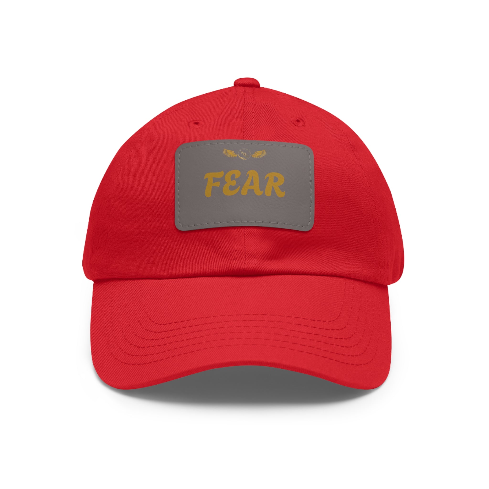 Fear Dad Hat with Leather Patch | Casual Streetwear Cap