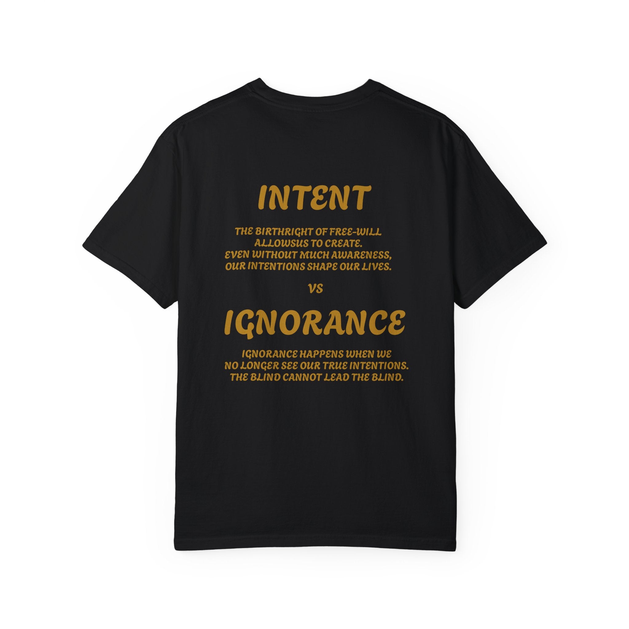 Unisex Graphic T-Shirt - 'Intent vs Ignorance'