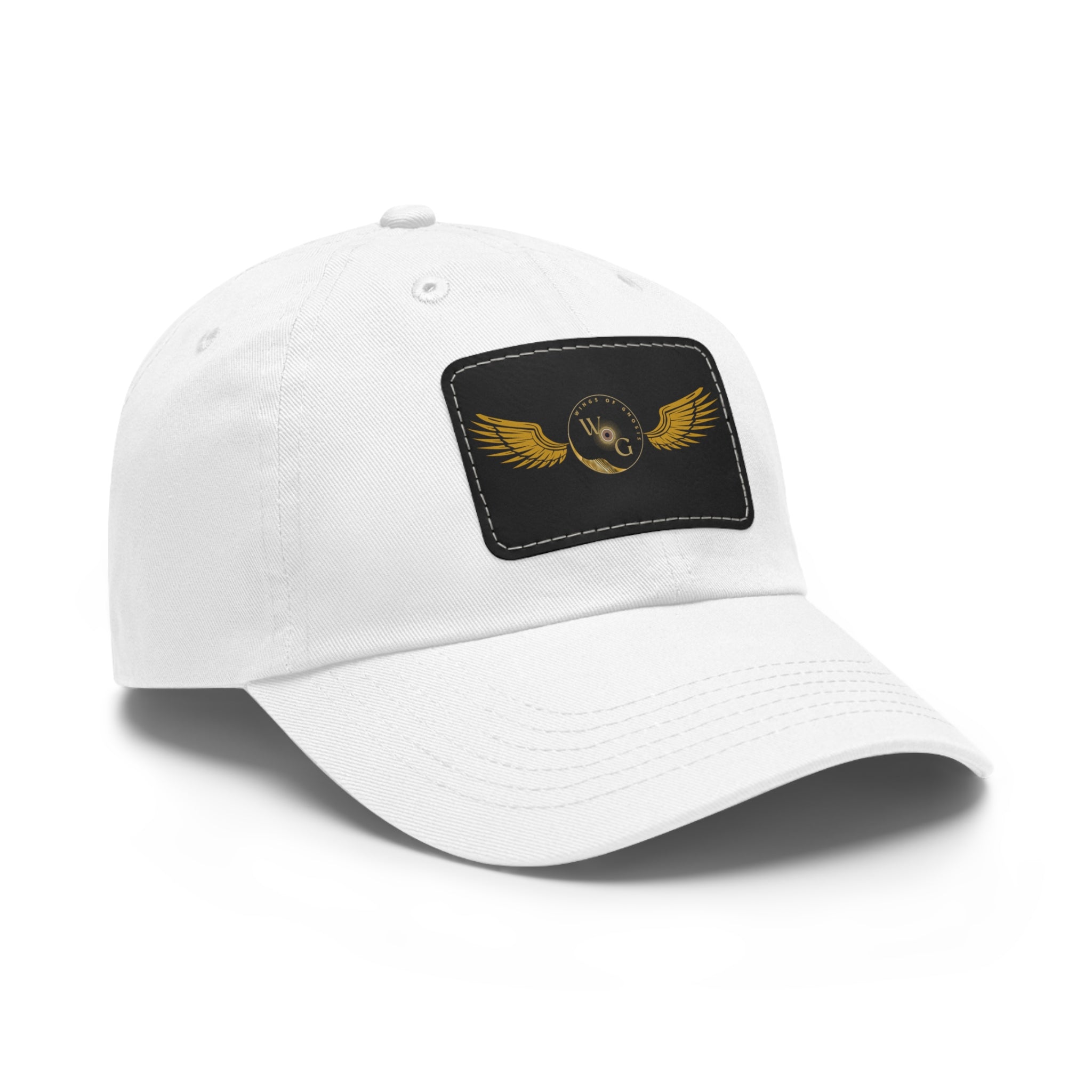 Dad Hat with Leather Patch (INTENT WITH PHRASE)