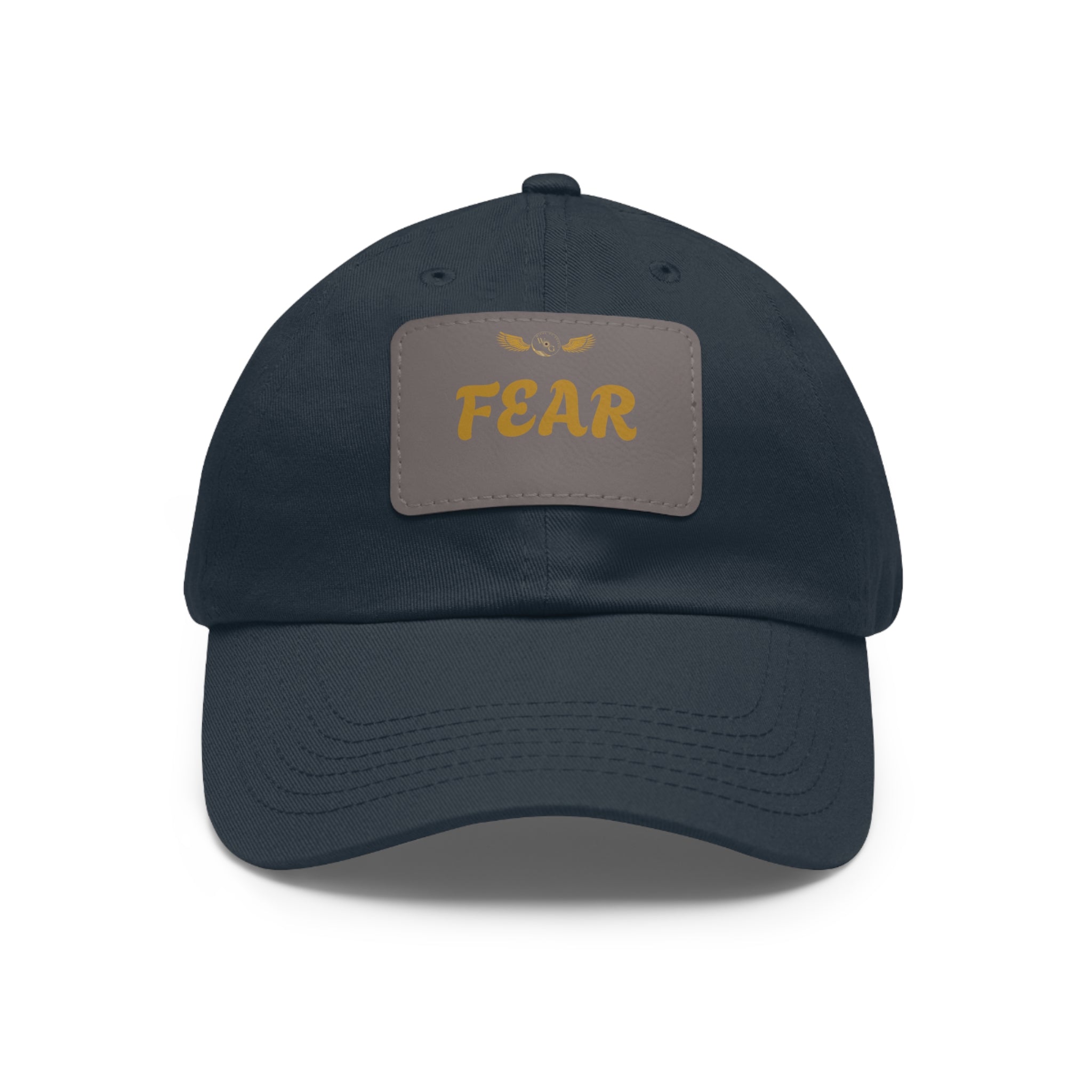 Fear Dad Hat with Leather Patch | Casual Streetwear Cap