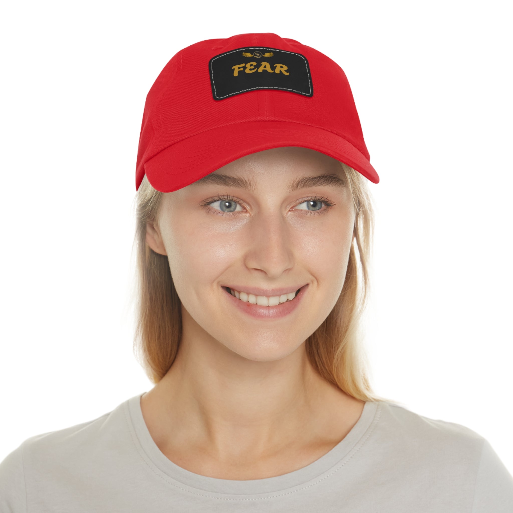 Fear Dad Hat with Leather Patch | Casual Streetwear Cap