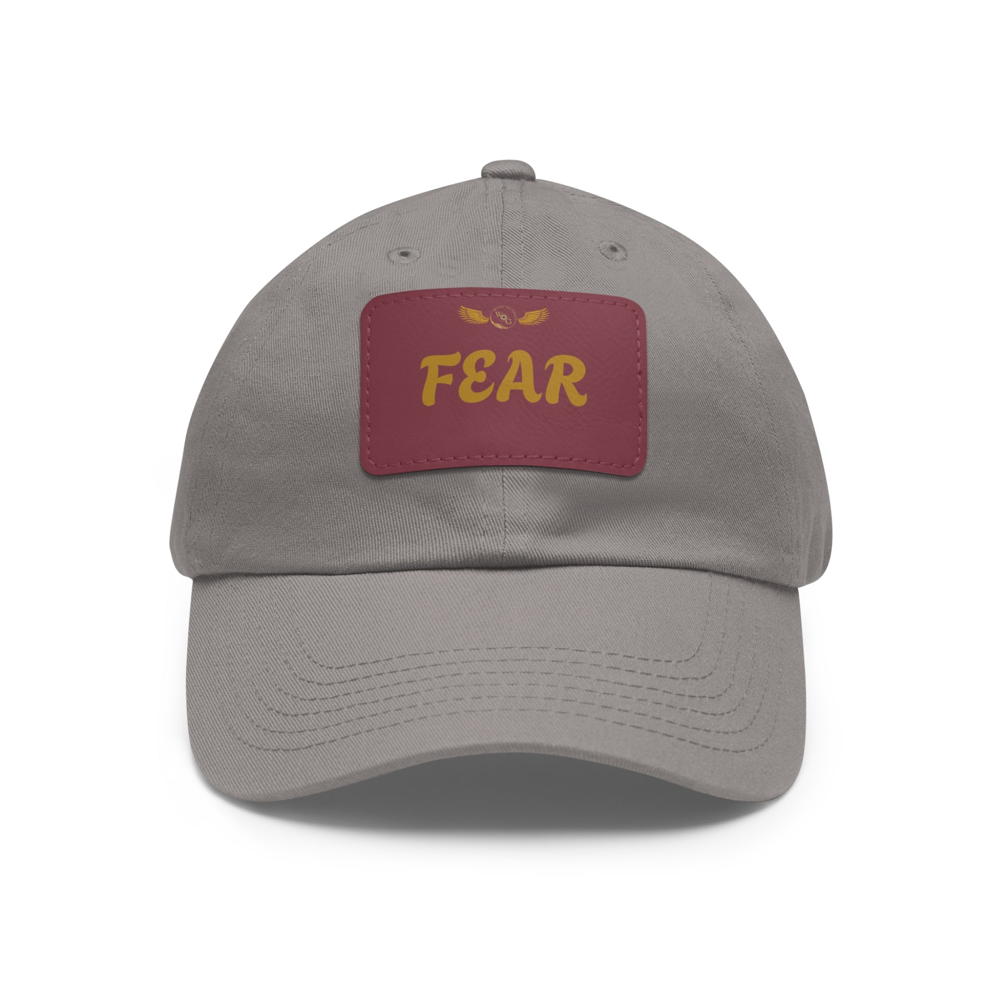 Fear Dad Hat with Leather Patch | Casual Streetwear Cap