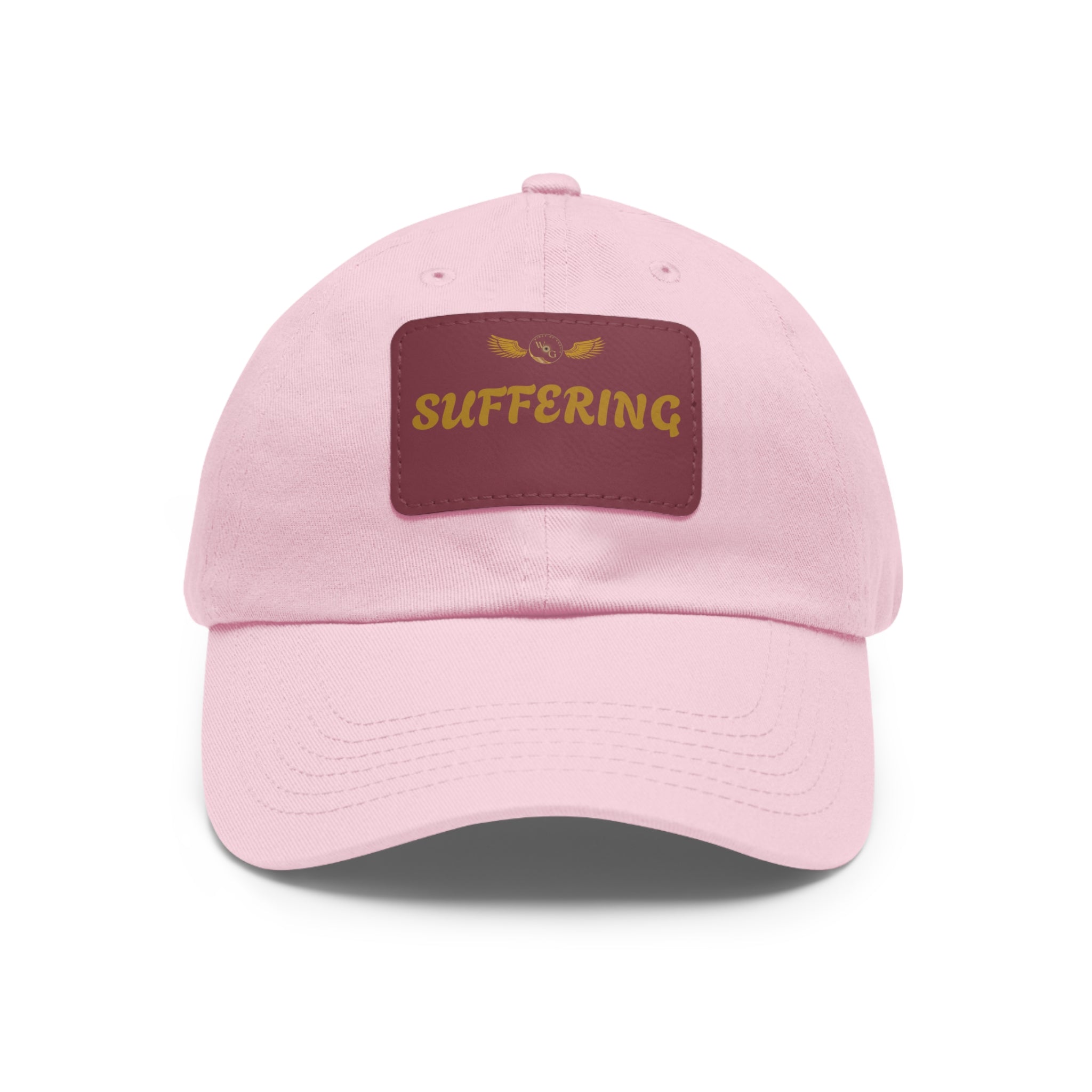 Dad Hat with Leather Patch (SUFFERING)