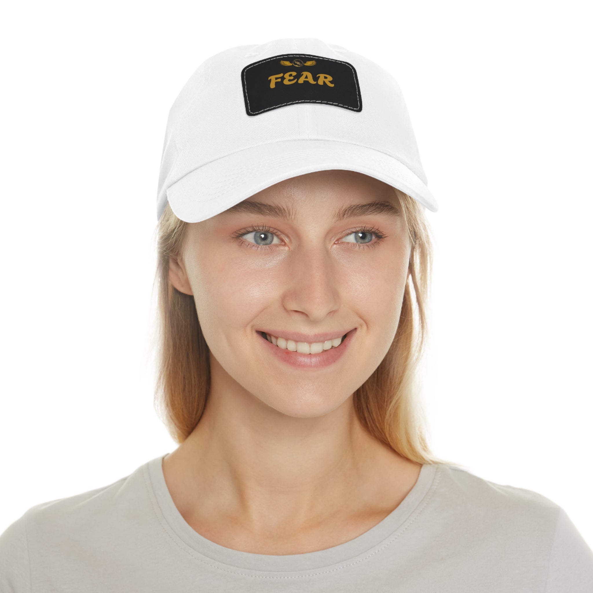 Fear Dad Hat with Leather Patch | Casual Streetwear Cap