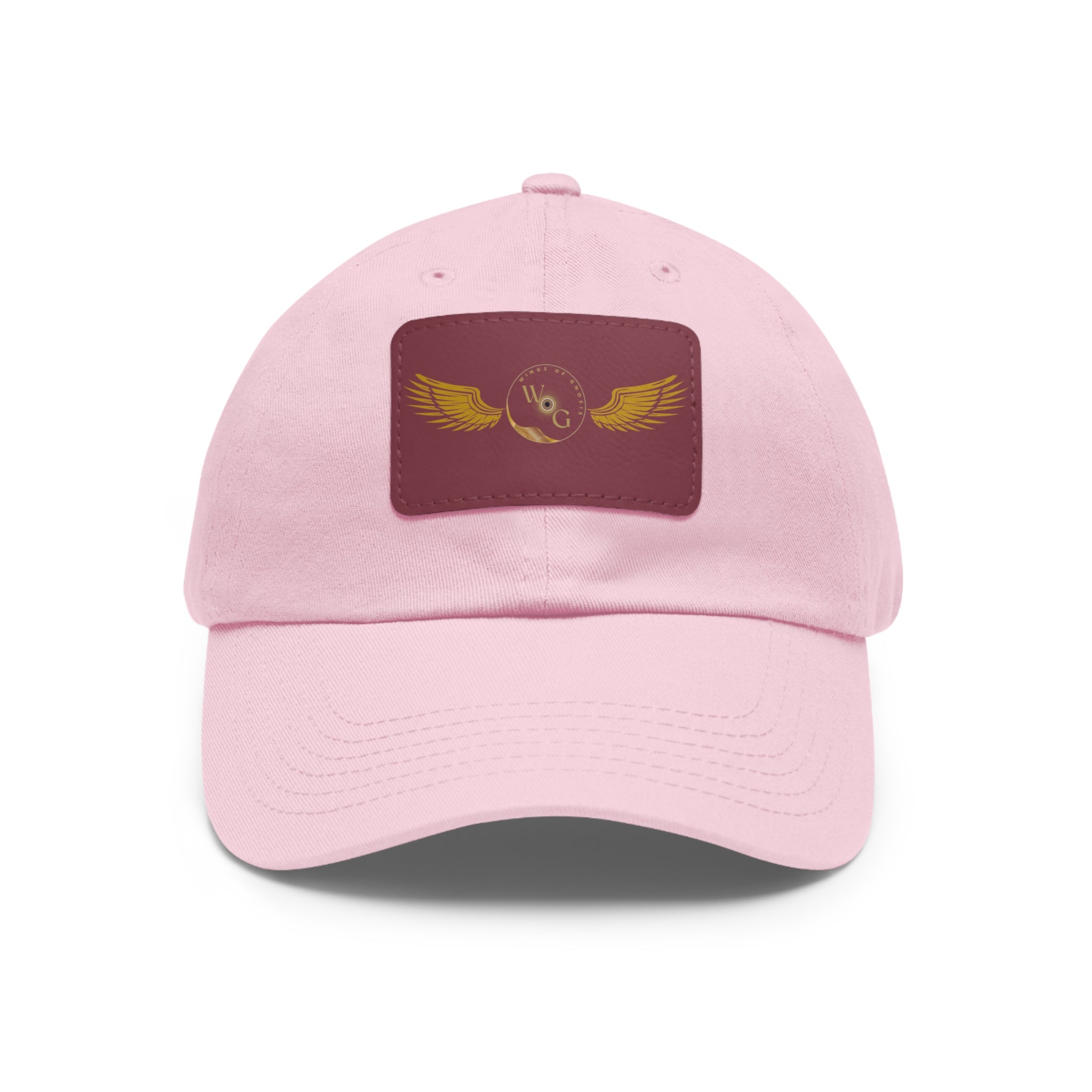 Dad Hat with Leather Patch (INTENT WITH PHRASE)