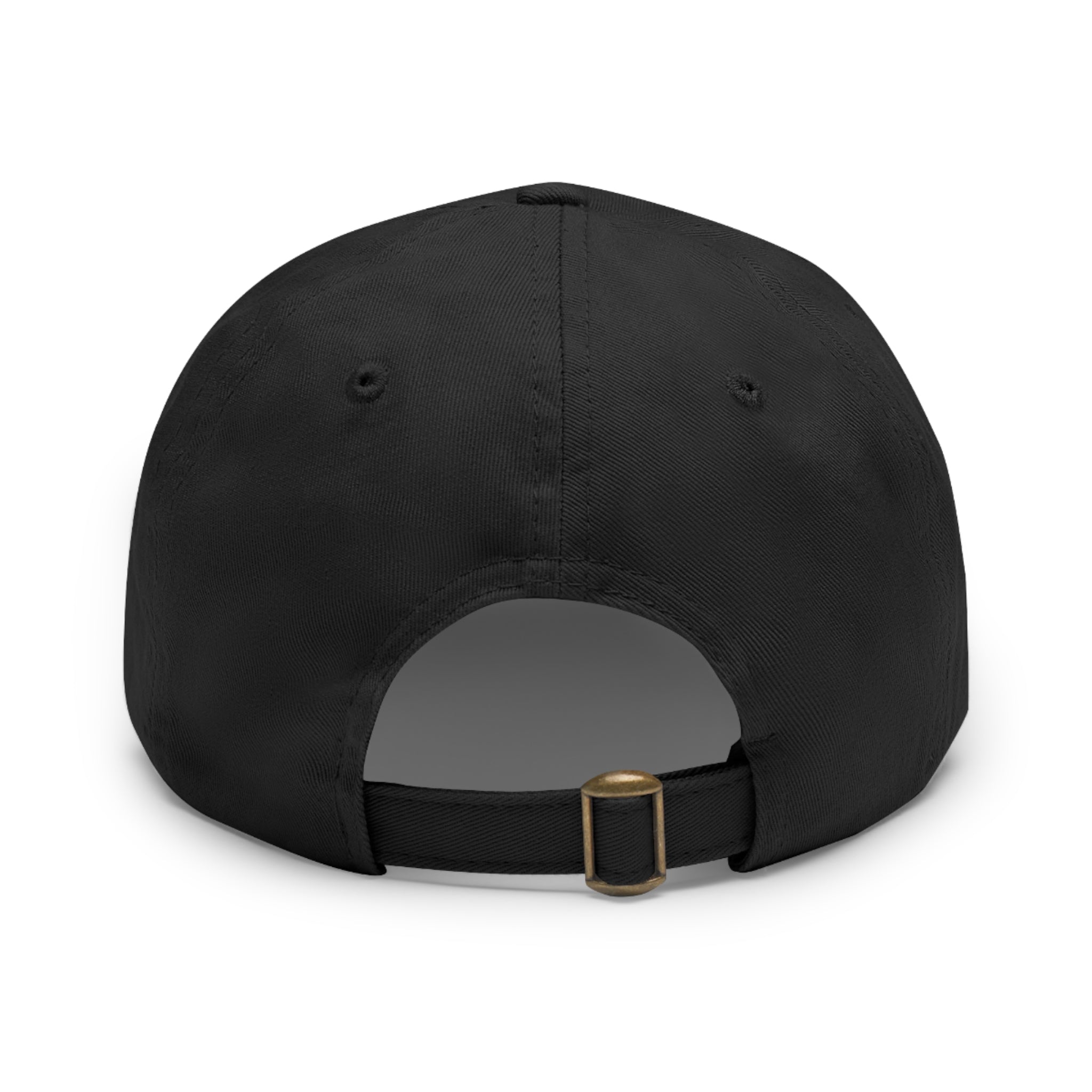 Intent Dad Hat with Leather Patch - Casual Men's Cap