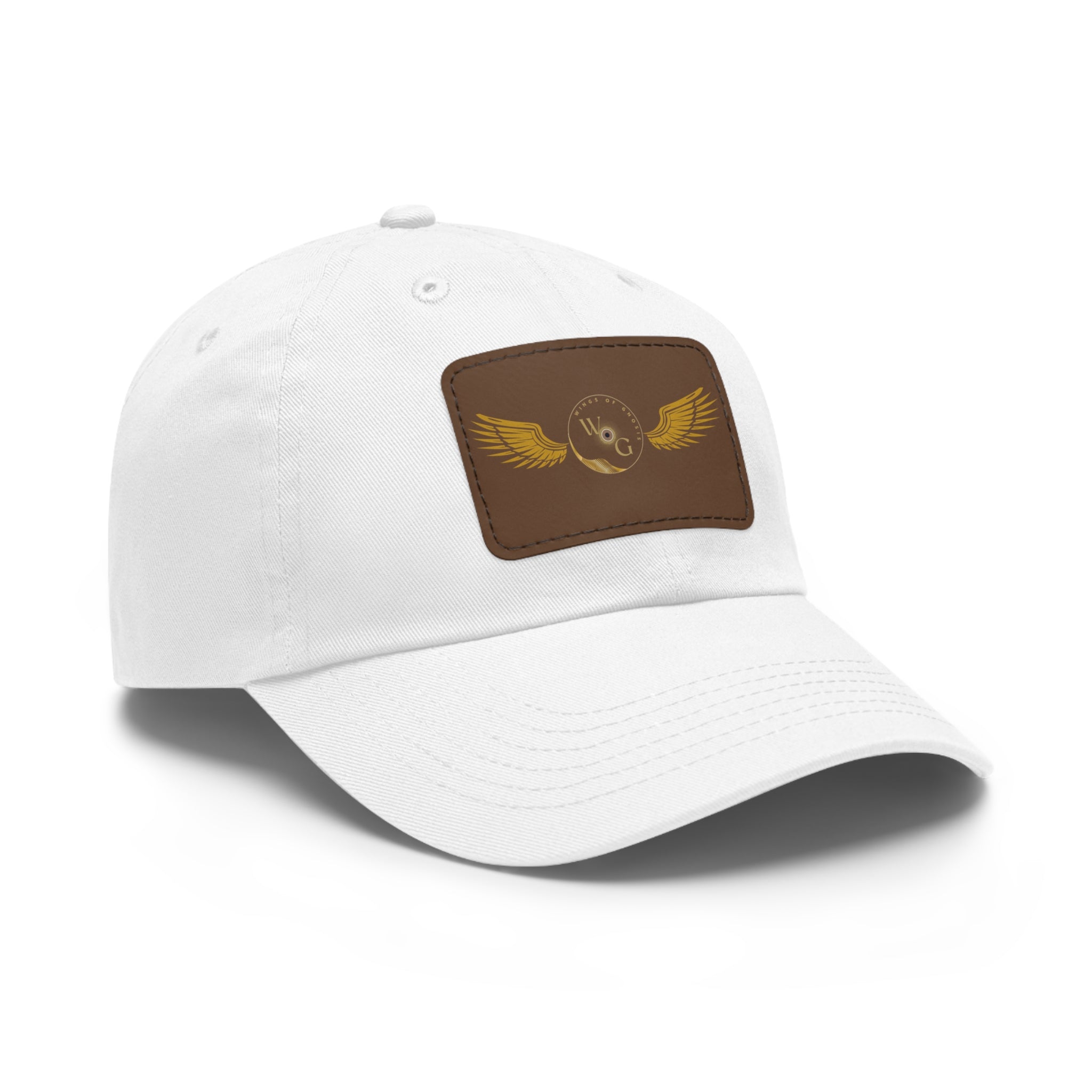 Dad Hat with Leather Patch (INTENT WITH PHRASE)