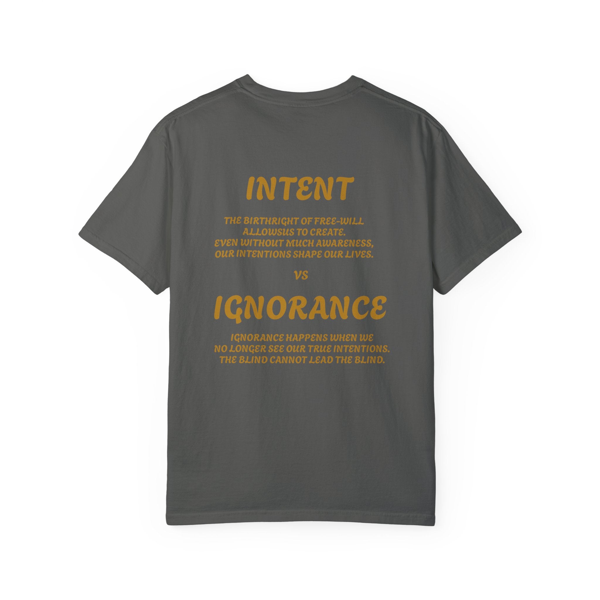 Unisex Graphic T-Shirt - 'Intent vs Ignorance'