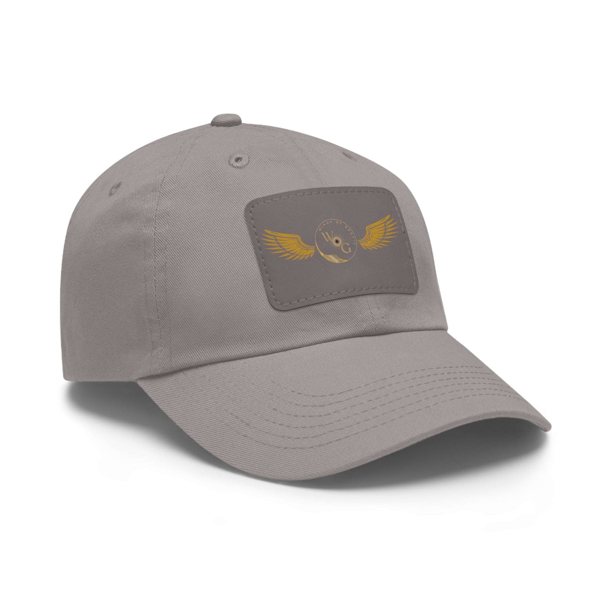 Dad Hat with Leather Patch (INTENT WITH PHRASE)