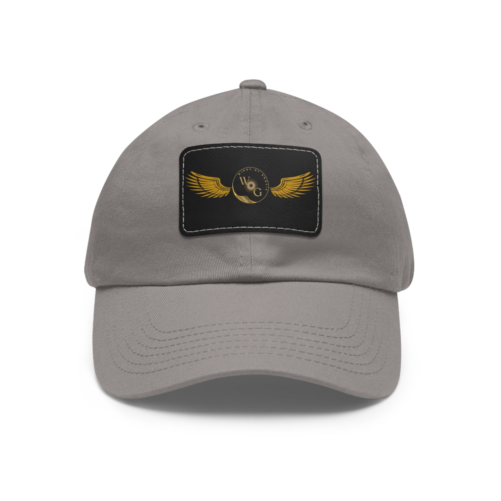 Dad Hat with Leather Patch (INTENT WITH PHRASE)