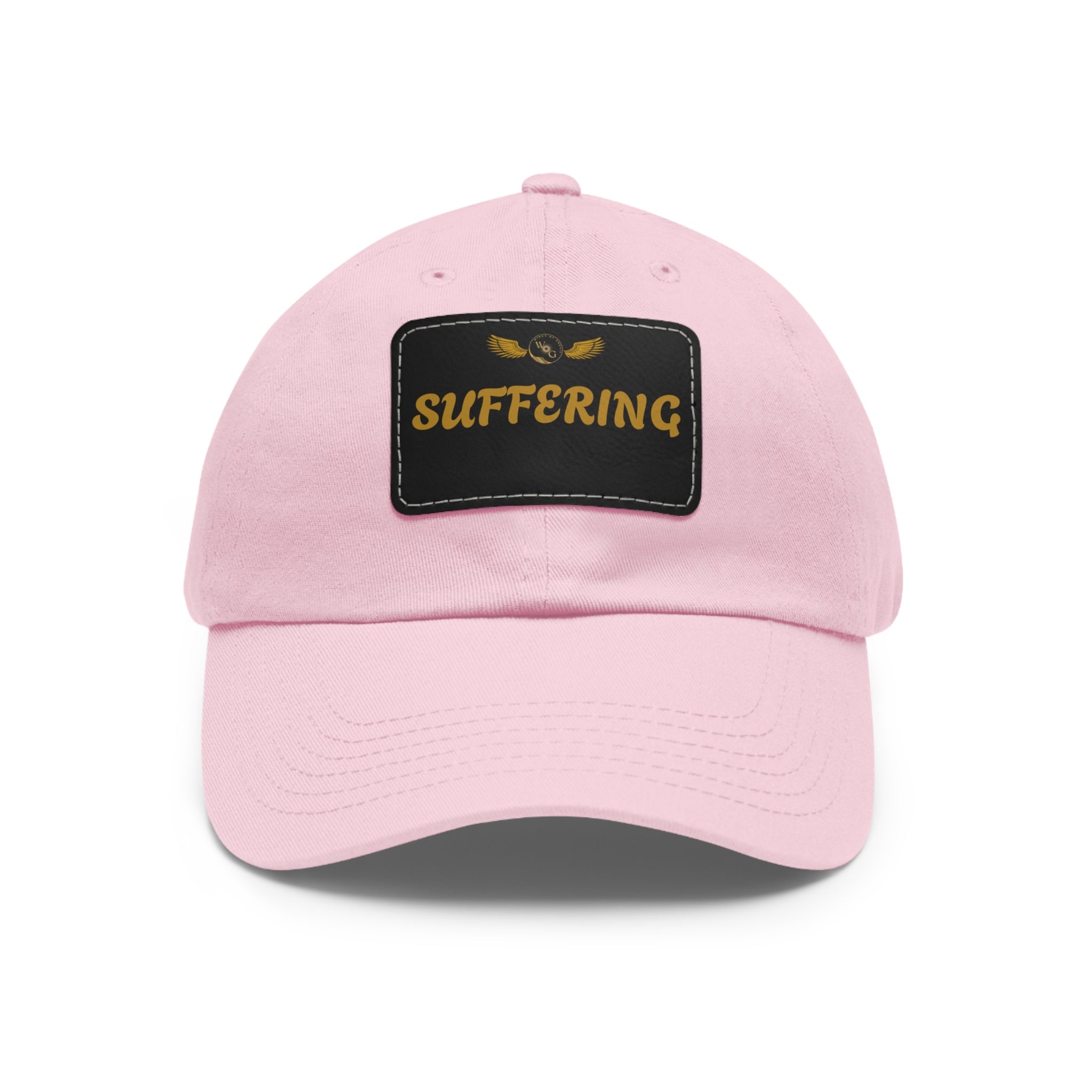 Dad Hat with Leather Patch (SUFFERING)
