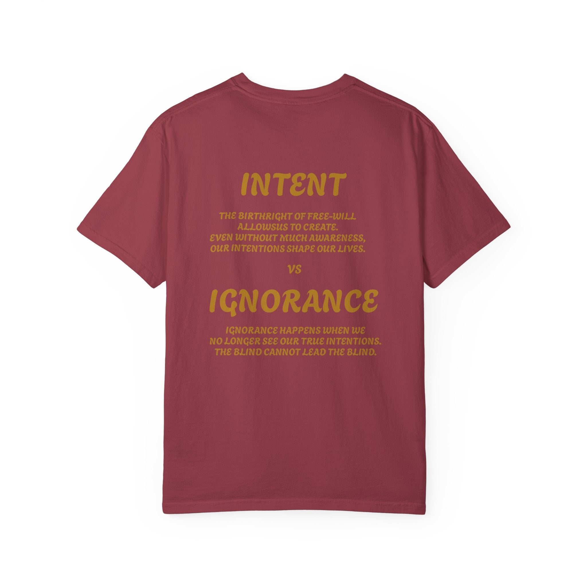 Unisex Graphic T-Shirt - 'Intent vs Ignorance'
