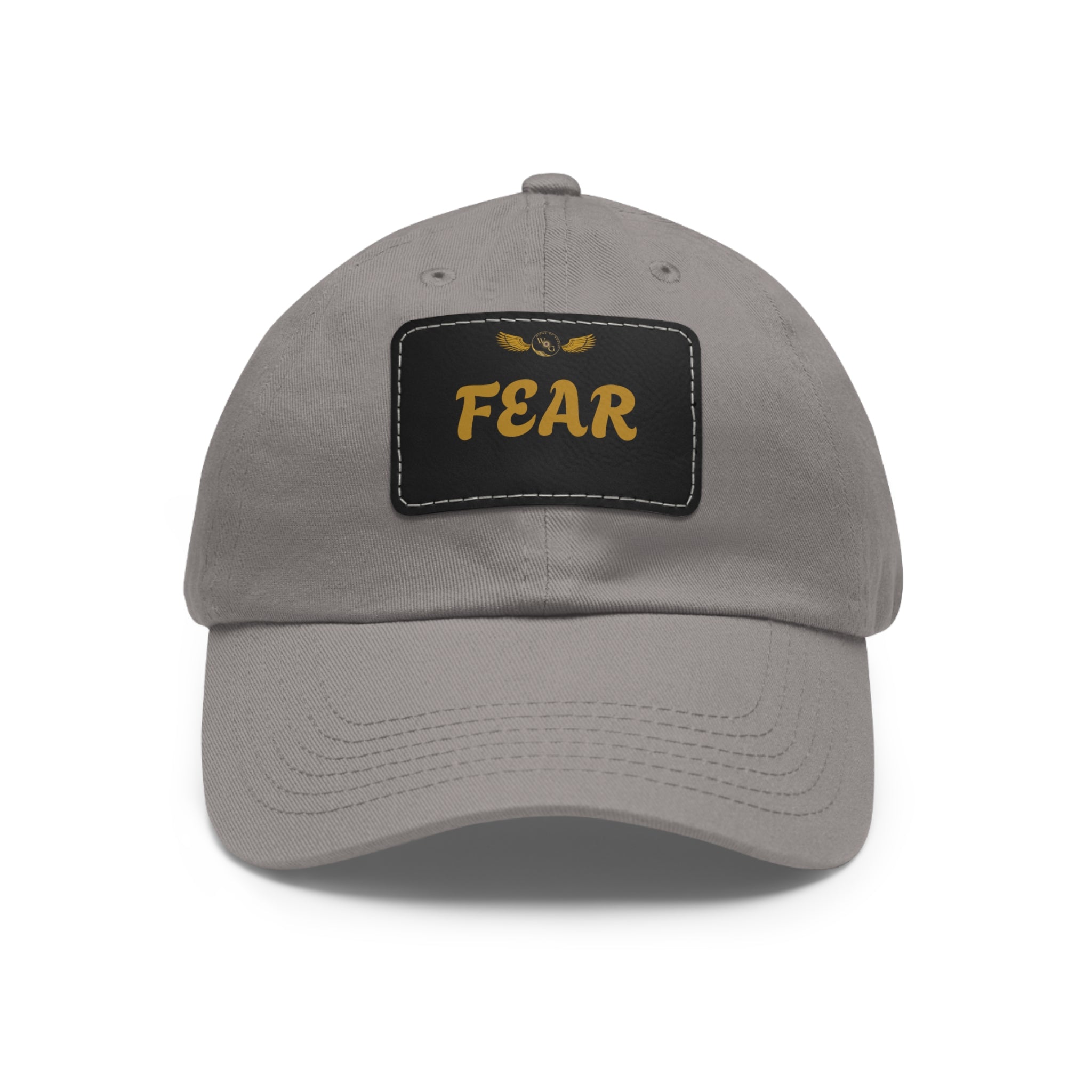 Fear Dad Hat with Leather Patch | Casual Streetwear Cap