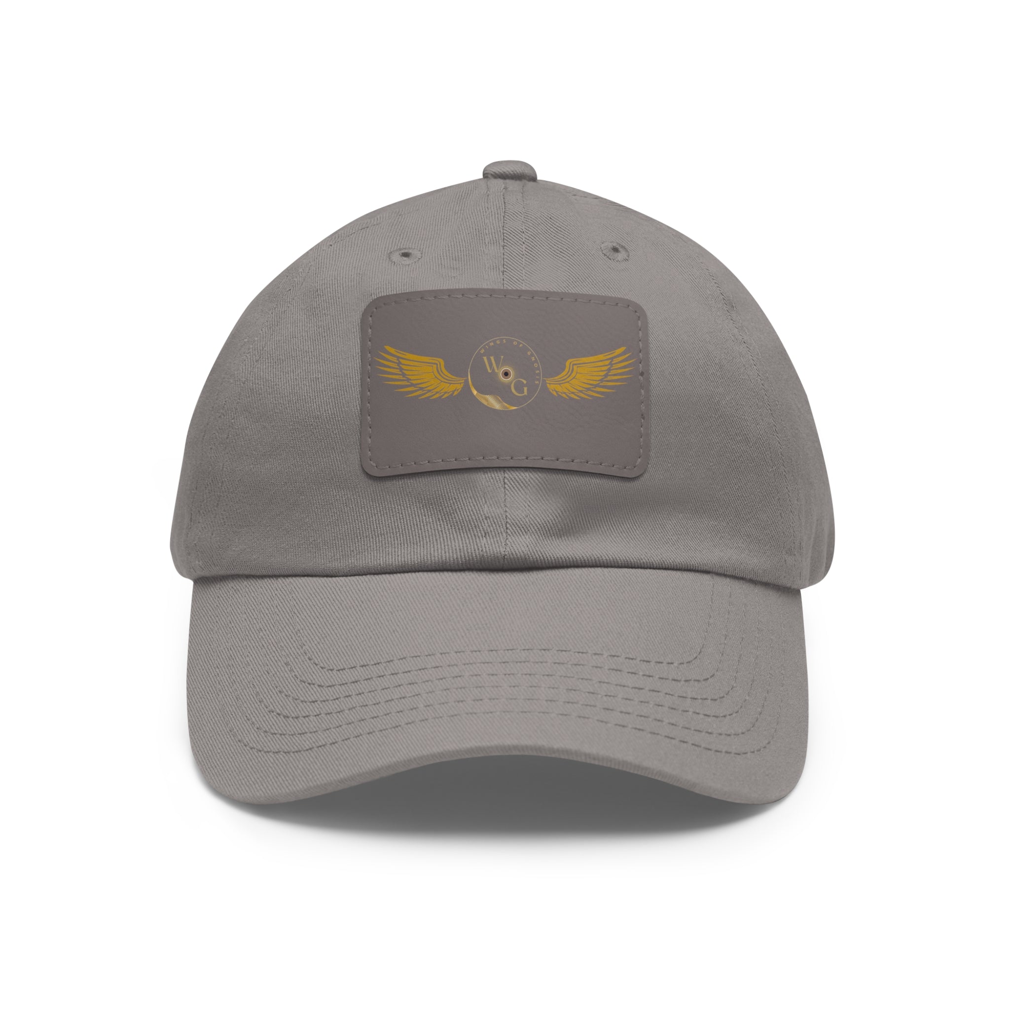 Dad Hat with Leather Patch (INTENT WITH PHRASE)