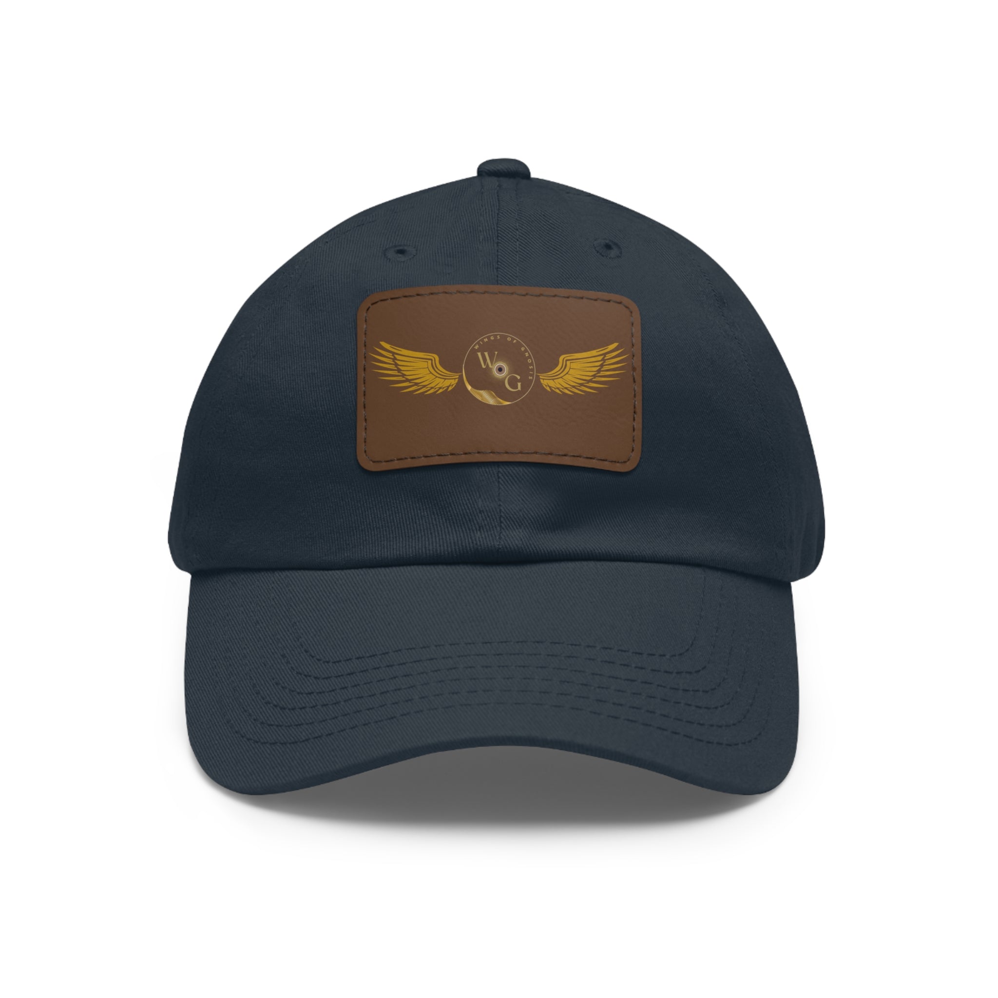 Dad Hat with Leather Patch (INTENT WITH PHRASE)