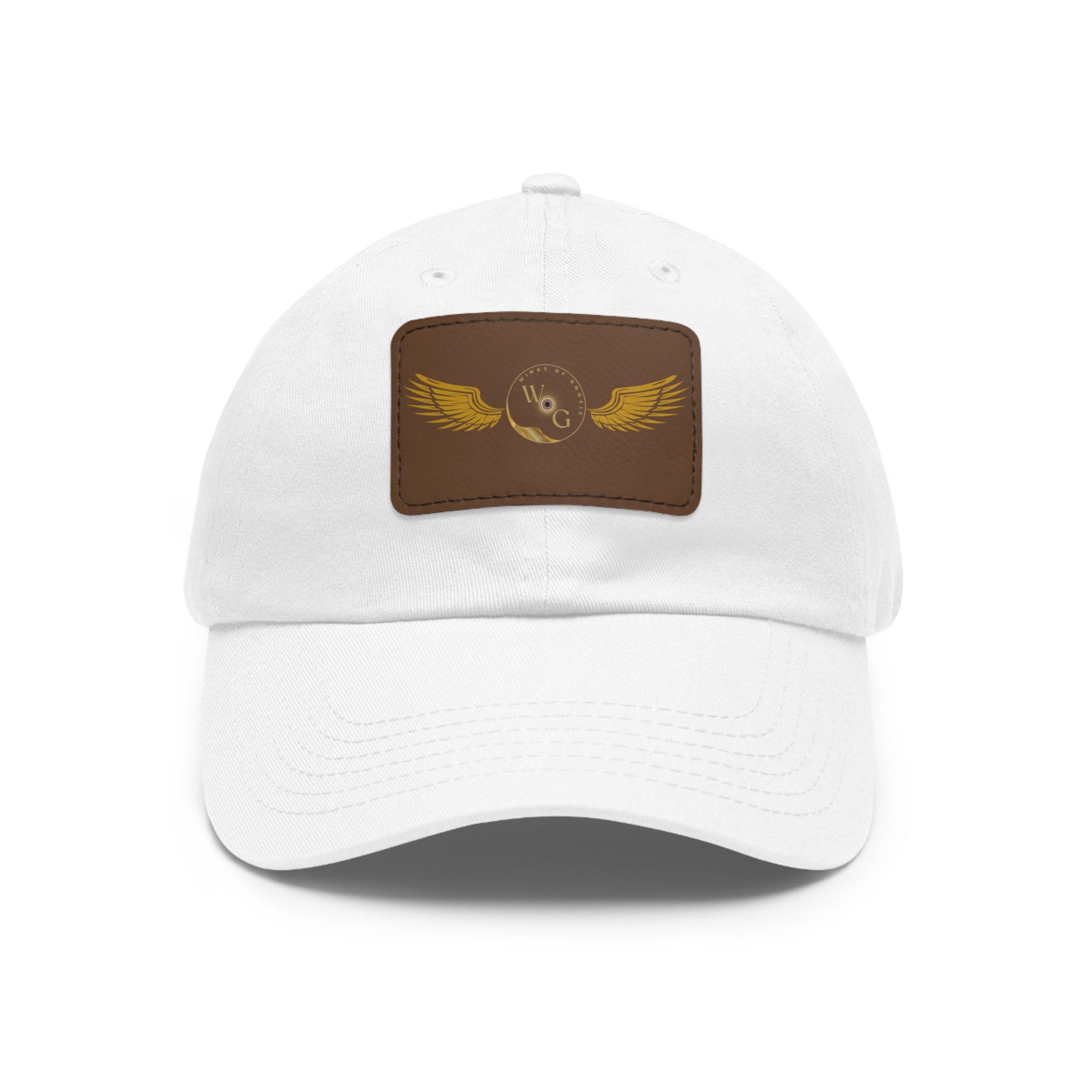 Dad Hat with Leather Patch (INTENT WITH PHRASE)