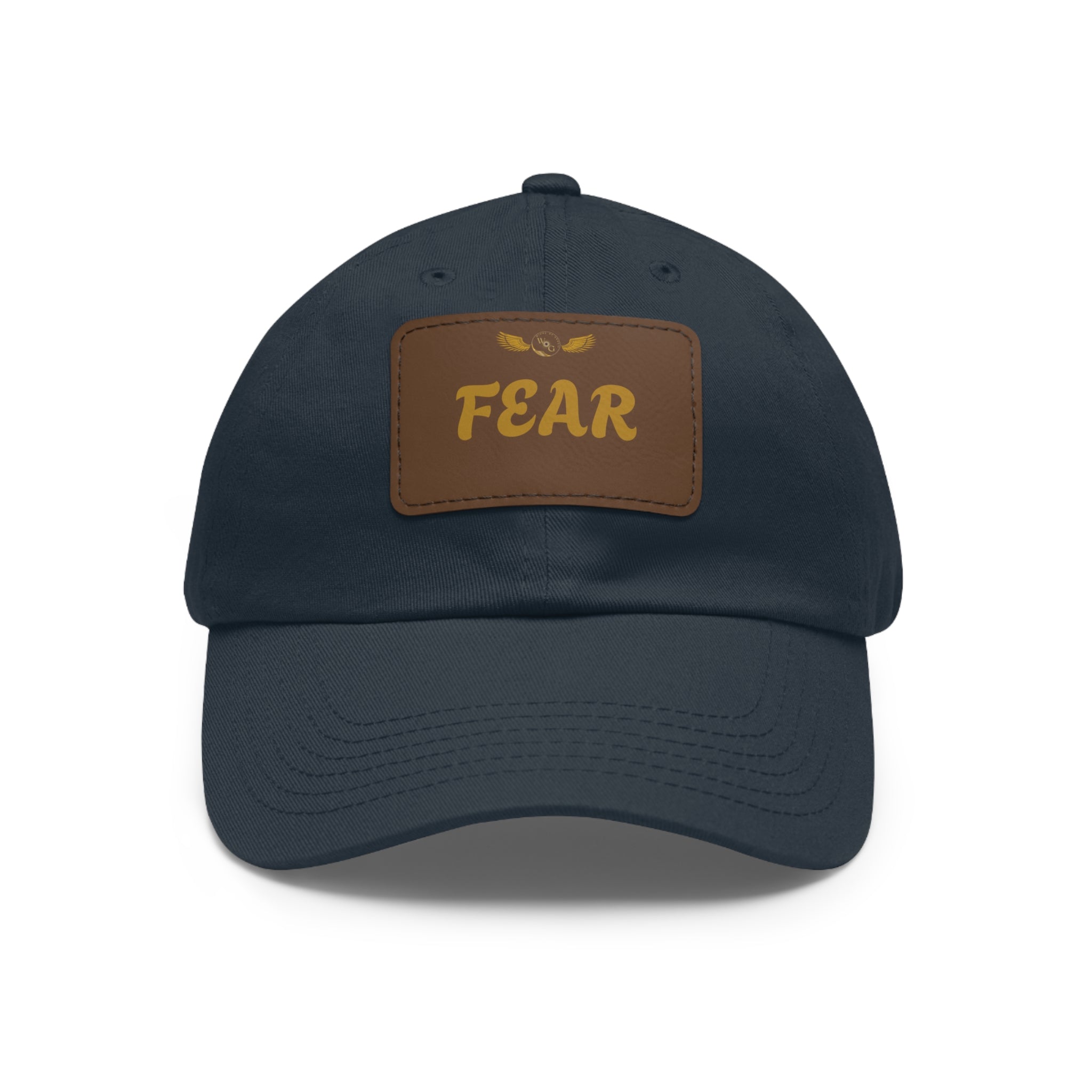 Fear Dad Hat with Leather Patch | Casual Streetwear Cap