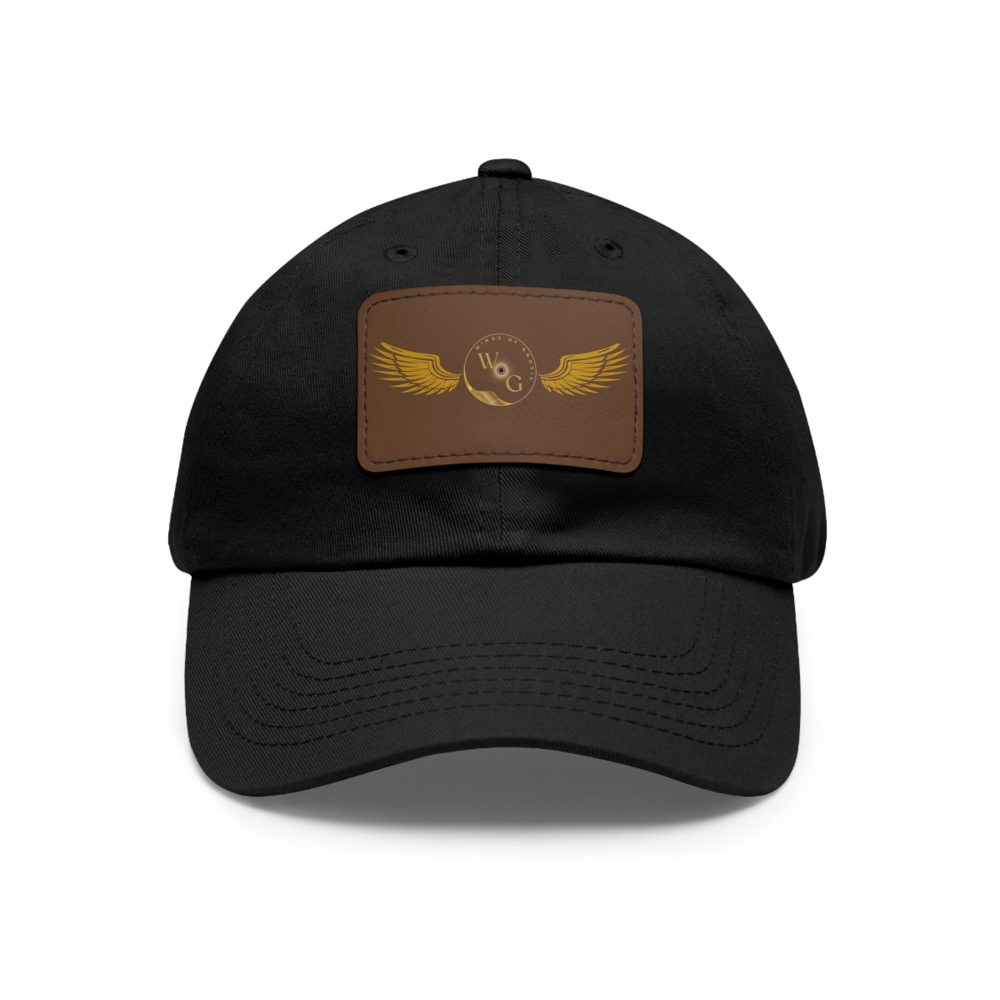 Dad Hat with Leather Patch (INTENT WITH PHRASE)