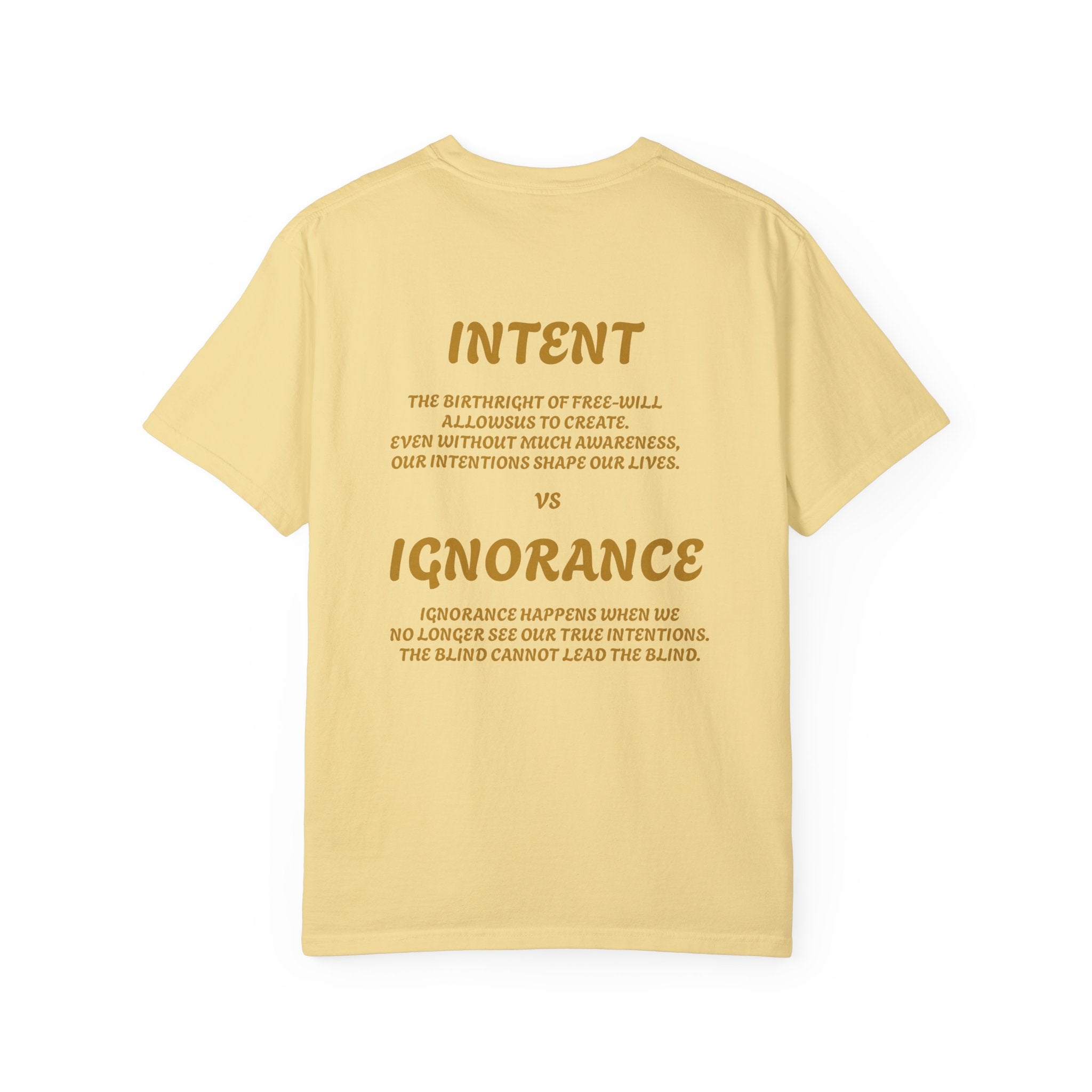 Unisex Graphic T-Shirt - 'Intent vs Ignorance'