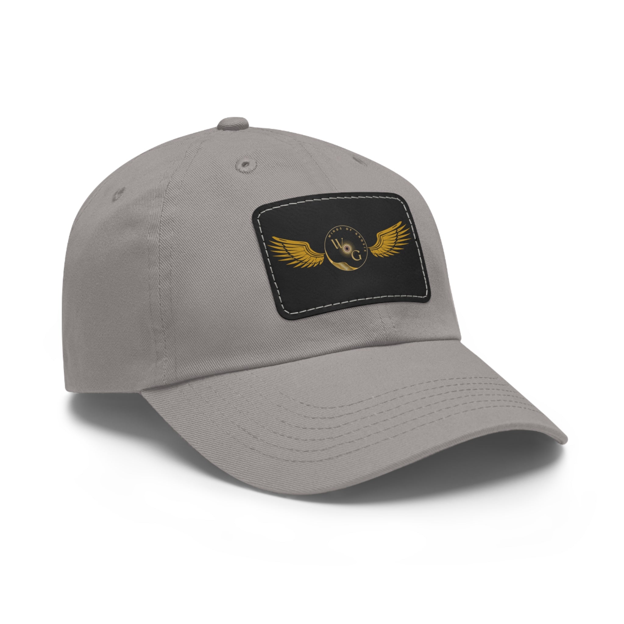 Dad Hat with Leather Patch (INTENT WITH PHRASE)