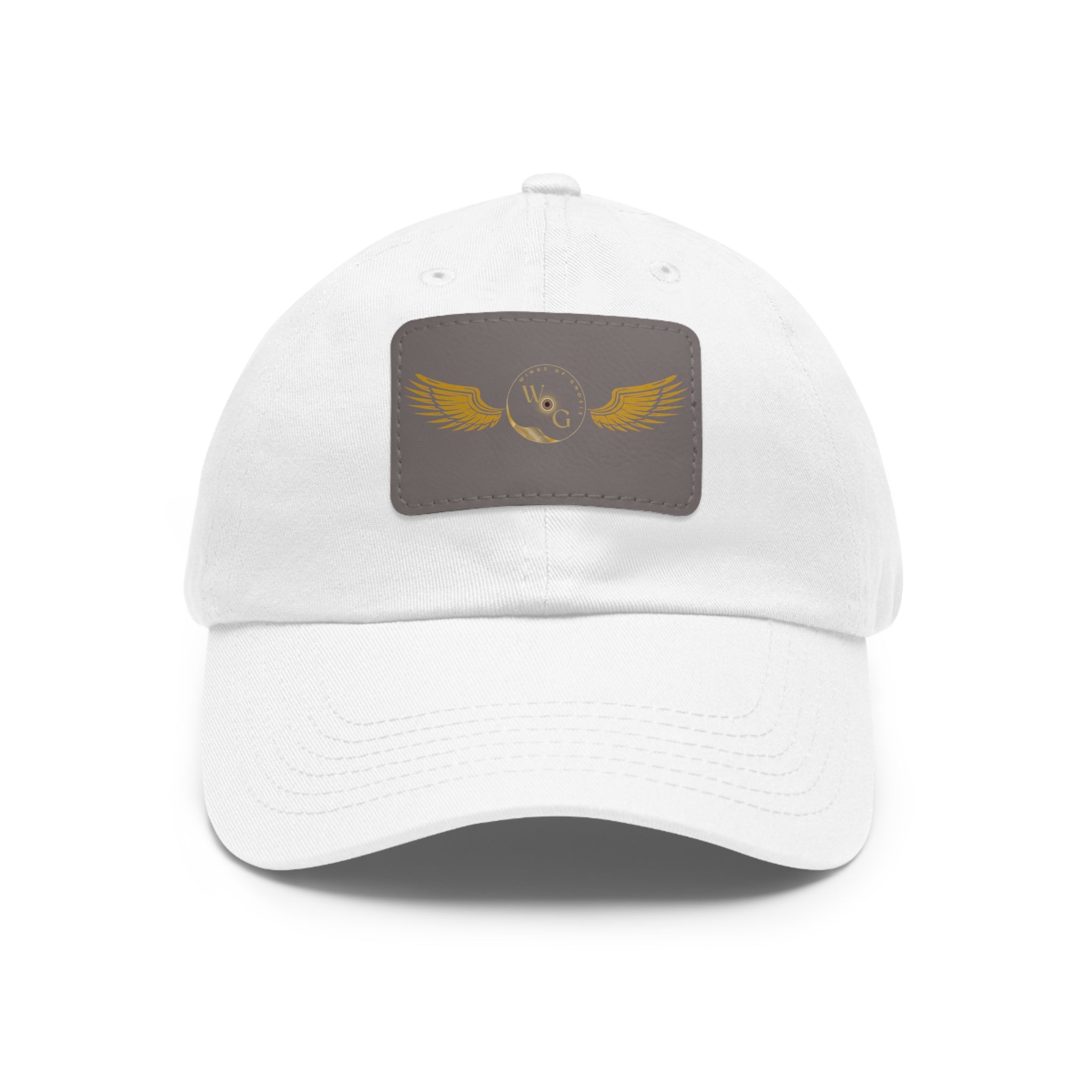 Dad Hat with Leather Patch (INTENT WITH PHRASE)