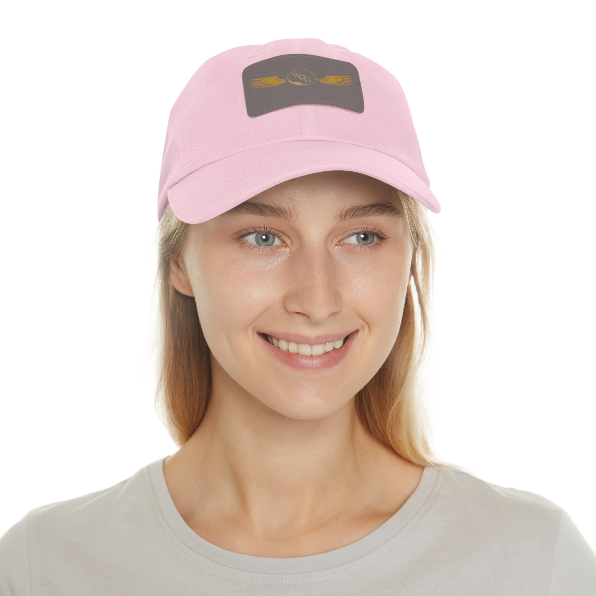 Dad Hat with Leather Patch (INTENT WITH PHRASE)
