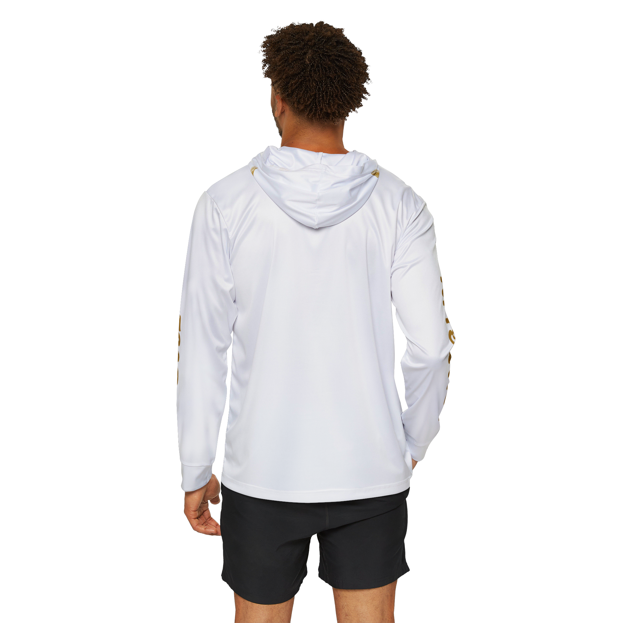 Men's Sports Warmup Hoodie - Attention Vs Fear Graphic Design