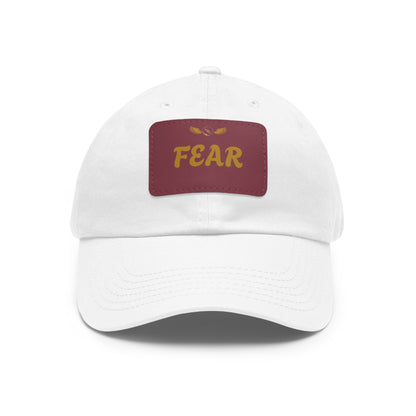 Fear Dad Hat with Leather Patch | Casual Streetwear Cap