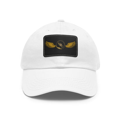 Dad Hat with Leather Patch (INTENT WITH PHRASE)