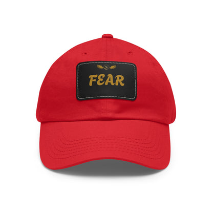 Fear Dad Hat with Leather Patch | Casual Streetwear Cap
