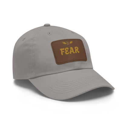 Fear Dad Hat with Leather Patch | Casual Streetwear Cap