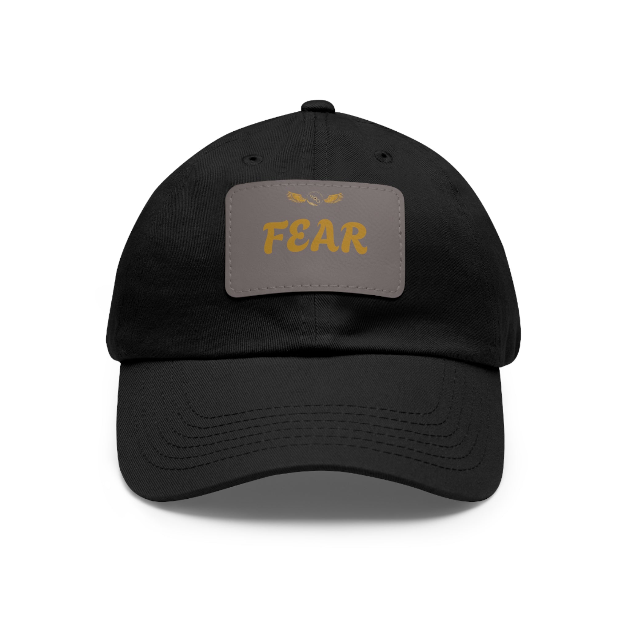 Fear Dad Hat with Leather Patch | Casual Streetwear Cap