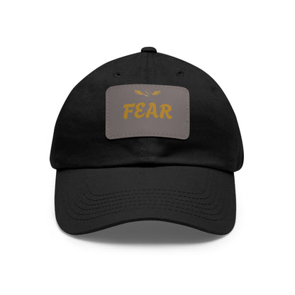 Fear Dad Hat with Leather Patch | Casual Streetwear Cap