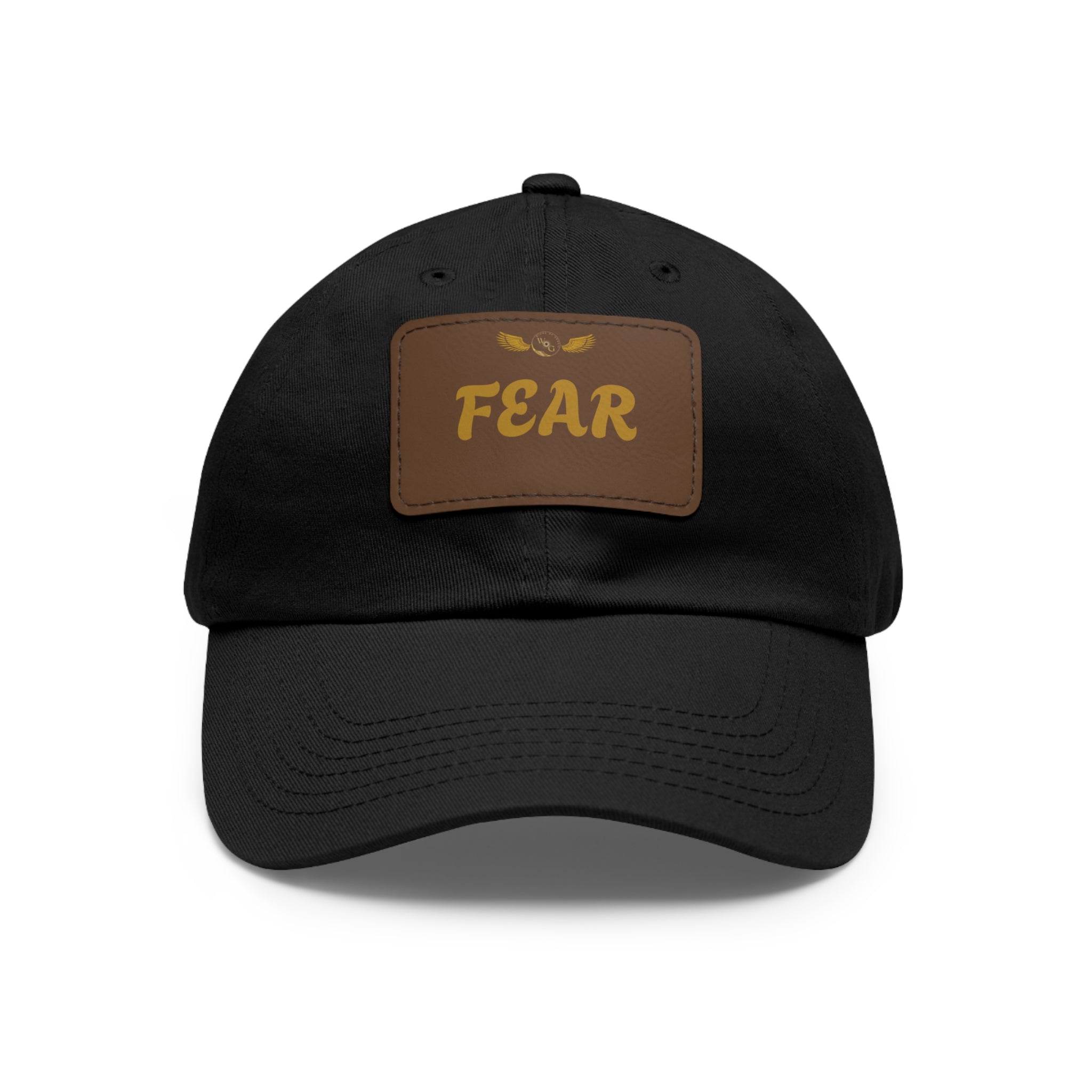 Fear Dad Hat with Leather Patch | Casual Streetwear Cap