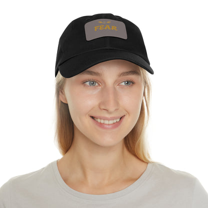 Fear Dad Hat with Leather Patch | Casual Streetwear Cap
