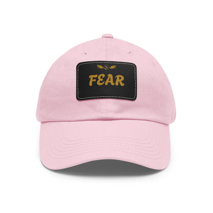 Fear Dad Hat with Leather Patch | Casual Streetwear Cap