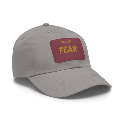 Fear Dad Hat with Leather Patch | Casual Streetwear Cap