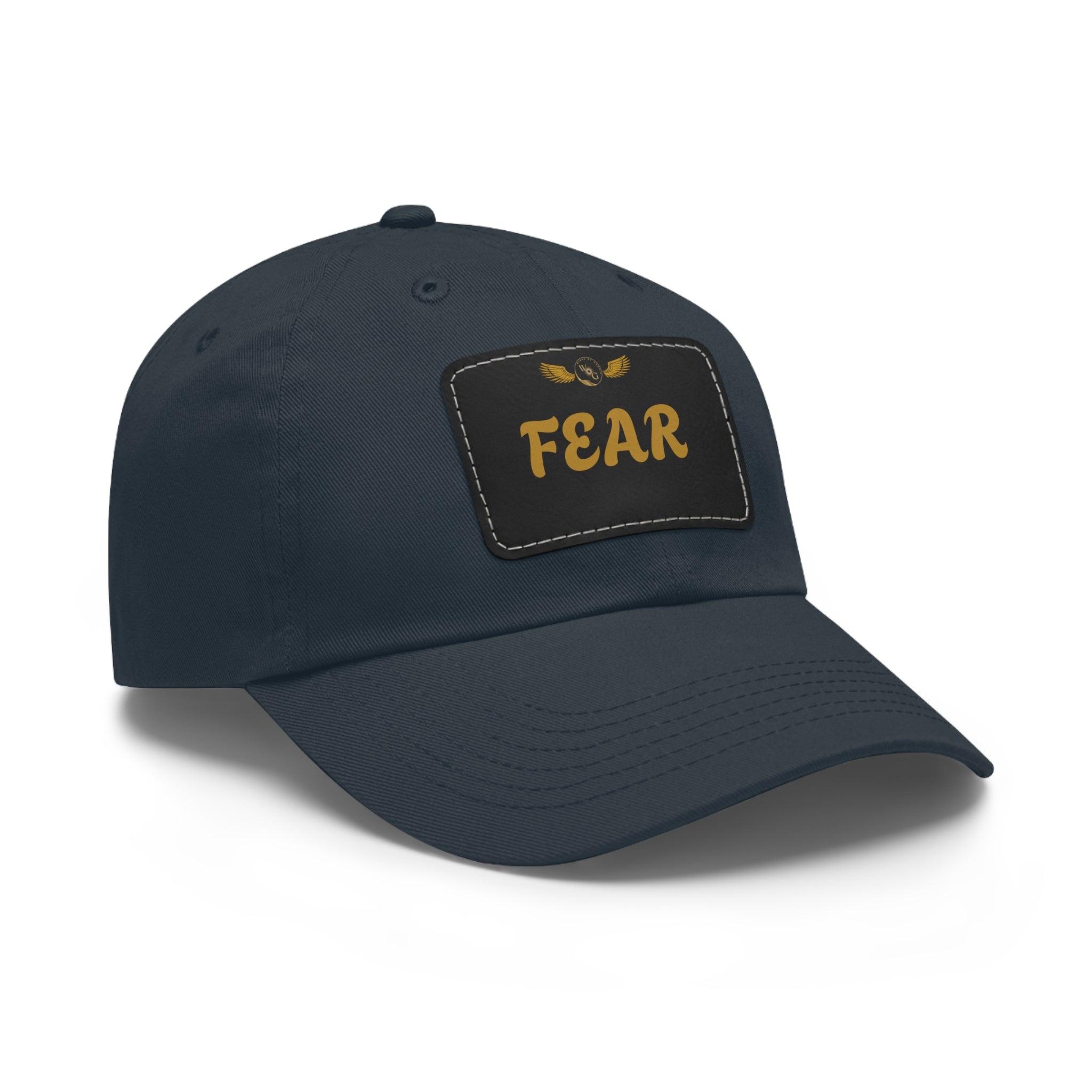 Fear Dad Hat with Leather Patch | Casual Streetwear Cap
