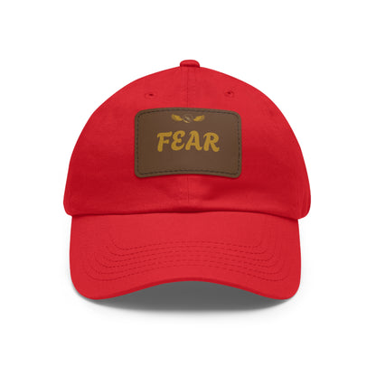 Fear Dad Hat with Leather Patch | Casual Streetwear Cap