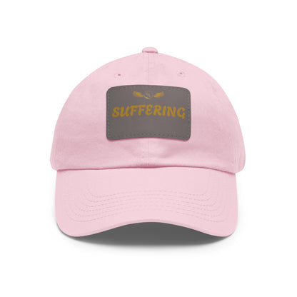 Dad Hat with Leather Patch (SUFFERING)
