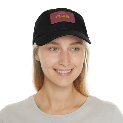 Fear Dad Hat with Leather Patch | Casual Streetwear Cap