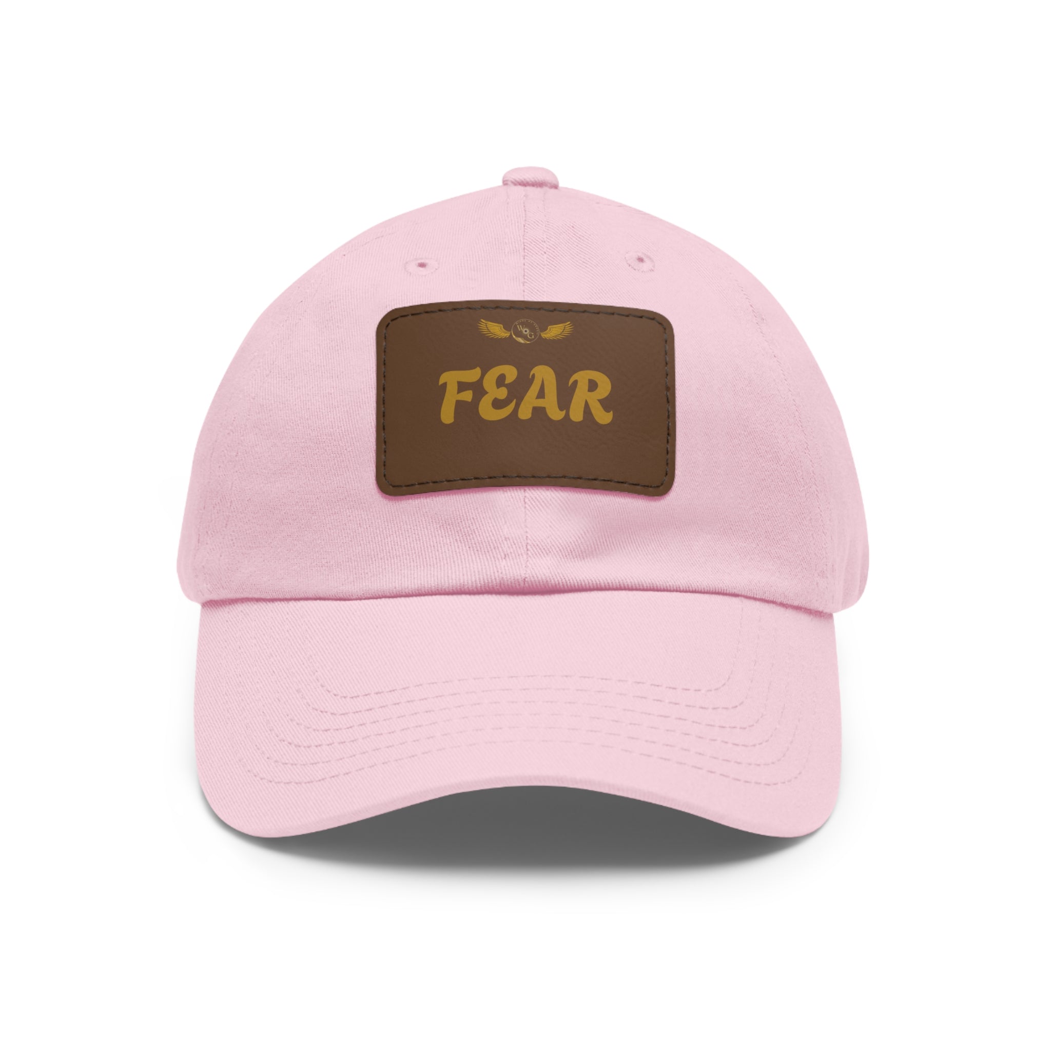Fear Dad Hat with Leather Patch | Casual Streetwear Cap