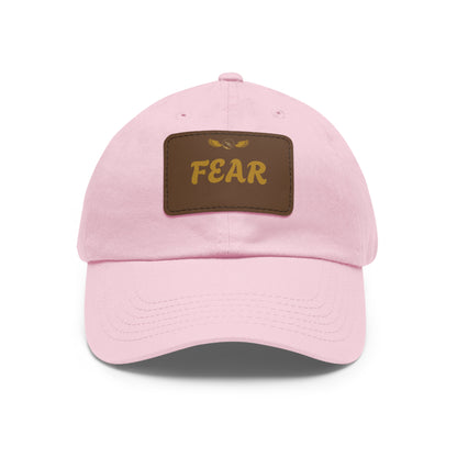 Fear Dad Hat with Leather Patch | Casual Streetwear Cap