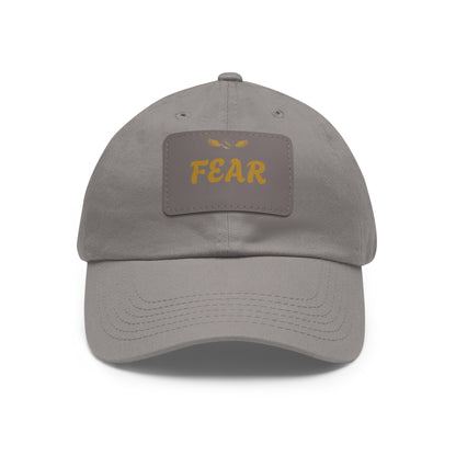 Fear Dad Hat with Leather Patch | Casual Streetwear Cap